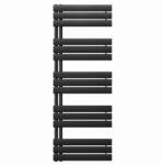 Leziter Solaro Design törölközőszárító radiátor 1600x600 mm fekete (LTRD1-1600600B) - tipparuhaz
