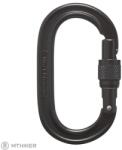 Black Diamond Oval Keylock SCRWGT karabiner, fekete ()