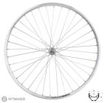 FORCE PRIME 28" első kerék, felnifékes, anya/menet, ezüst