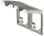 Rittal 2482.330 Sz Csatlakozófedél, dupla, fém (2482330)