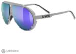 uvex Esntl szemüveg, pina szürke matt/mirror purple