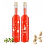Bimberek Futura 500ml-es üveg ünnepi mintával, többszínű, 29, 5x6cm (ZES000574)