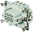 Weidmüller érintkezőbetét HDC, hüvely 500V, 24A, pólus: 6, HDC HE 6 FP 1873520000 (1873520000)