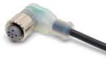 Omron XS2F-M12PVC4A10MPLED csatlakozó kábel, M12-es könyök csatlakozó +LED, 10m, PVC (378105)
