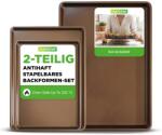 NutriChef Set de Tavi de Copt NutriChef 3 Piese - Antiaderente, Karbonstahl, Hitzebestandig (71535976)