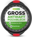 NutriChef Tava pentru Pizza NutriChef Pizzablech 32 cm, Carbonstahl, Negru, Antihaft (22388882)