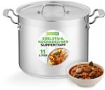NutriChef Oala din inox NutriChef 11L, 28cm, pentru toate tipurile de plite, cu 3 valve de abur (77219395)
