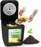 NutriChef Composter electric NutriChef, 3 litri, compact, cu filtru fara miros (1013901) Compostator