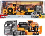 Majorette Camion metalic de transport marf cu ncrctor frontal Majorette Volvo - 22 cm (8503726002) (8503726002)