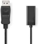 Nedis DisplayPort - HDMI átalakító, fekete (CCGB37150BK02)