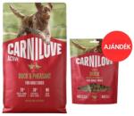 CARNILOVE Active Dog Duck and Pheasant Adult 4 kg kacsa és fácán kutyáknak + CARNILOVE Dog Soft Snack Duck 200g AJÁNDÉK