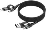 Ansmann Cablu USB ANSMANN, magnetic, USB-A/C - USB-C/Lightning, 1, 2 m 1700-0188 (1700-0188)