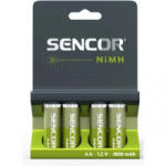 Sencor SBA HR6 4BP AA NiMH 1800mAh elem 4db (37000452) (37000452) - aqua