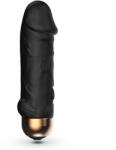 Crushious Vibrator Mini Realistic Crushious Weenie, 10 Moduri Vibratii, Silicon, USB, Negru, 8.8 cm Vibrator