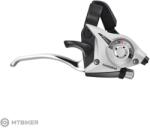 Shimano Manetă schimbător/frână mecanică Shimano ST-EF51, dreapta, 7 viteze, cu colier, argintie, OEM