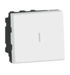 Legrand 077063L Mosaic 106+6 kétpólusú váltókapcsoló 20A, 2modulos, fehér (077063L)