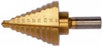 TOYA 6-35 mm lépcsős fúró 10 lépcsős HSS titán-nitrid YT-44739 (P-YT-44739)