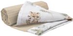Medi Partners Babydecke puha baba takaró újszülötteknek 75x100 cm, 100% pamut, szafari szürke waffle mintás, kiságyba és babakocsiba