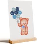 Homery Vendégkönyv Babyshower és Keresztelő - Rózsaszín/Kék, Fiú és Lány Babyparty Vendégkönyv Kitöltésre, Kreatív Ajándék és Emlék Születés