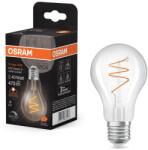 OSRAM Vintage 1906 Classic E27 LED izzó 4, 6W 470lm spirál filament meleg fehér szabályozható átlátszó üveg 60mm 2200K