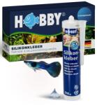Hobby Aquaristik Szilikon Ragasztó Akváriumi Tömítő 310 ml Kartusos UV és Hőálló Átlátszó Rugalmas Silikon Ragasztó