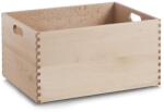 Zeller 13309 Többcélú Tárolóláda Lakkozott Bükkfából - 40 x 30 x 21 cm (13309)