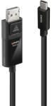 Lindy Cablu USB-C la DisplayPort 1.4 8K 60Hz HDR 2m (43342)