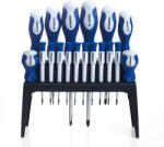 Tagred Set de 18 șurubelnițe, șurubelnițe PH, PZ, TORX, plate, cu cap cruciform în suport, Cr-V TA1067 (TA1067) Surubelnita