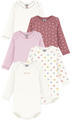 Petit Bateau Bébi body LOT BODIES X 5 Rózsaszín 36 hónapos