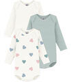 Petit Bateau Bébi body LOT BODIES X 3 Sokszínű 12 hónapos