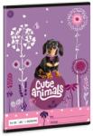 Ars Una Füzet A/5 1. osztály vonalas ARS UNA 32lap Cute Animals-puppy 14-32