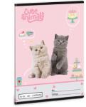 Ars Una Füzet A/5 2. osztály vonalas ARS UNA 32lap Cute animals-tea party 16-32