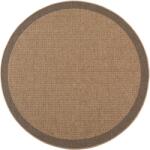 Ayyildiz Covor pentru exterior și interior maro rotund ø 160 cm Timber 1402 - Ayyildiz Carpets Covor