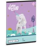 Ars Una Füzet A/5 sima ARS UNA 32lap Cute Animals - Unicorn 20-32