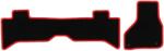 Wielganizator Autószönyegek Dodge Ram 2009-2019-hoz Carlux-red szett 3 db