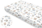  Baby Shop 60*120 cm pamut, gumis lepedő - Kék repülő maci