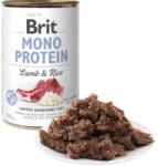Brit Monoprotein Kutyaeledel konzerv 400g Bárány Rizs
