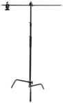 Caruba C-állvány boom karral - fekete (300 cm - 10 kg)