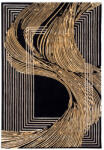  Golden Wind, absztrakt mintás, kézi szövésű prémium szőnyeg 200x300 cm
