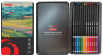 Herlitz Creioane colorate HERLITZ ChroMIX, 12 culori/set, cutie metal