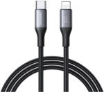JOYROOM Cablu pentru incarcare si transfer de date joyroom S-A28 Flash Series, USB-C la Lightning, 30W, 480 Mbps, 2m, Negru (6956116797966)