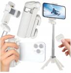 Alogy Selfiestick Bottartó 10cm Bluetooth Szelfihez Távirányítóval Tripod Állvány (Selfie Stick Mini Tripod 79711)