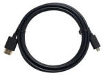 Obsbot HDMI micro D -> HDMI 1.4 M/M video kábel 1.5m fekete (OCB-2303-CT)