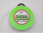 50 méter Damil 3.0mm szögletes 50 méter bliszteres olasz (FIN/T/3.0/0.5/SZ/B)