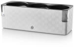 Plastkon Cobble Trio ghiveci autoirigabil 39, 7x14x14 cm Culoare: Alb
