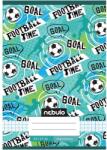 Nebulo Nebulo: Tűzött football time feliratos kockás füzet 27-32 A/5 (NR-2-VM-A5-20250309)