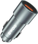 BWOO BO-CC73 PD autós töltő 1x USB-C - USB-A port 38W ezüst (162112)