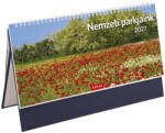 TopTimer Nemzeti park, képes álló csonkalapos asztali naptár T054, Kék