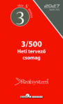 Realsystem 2027 évi, heti beosztású éves utántöltő csomag - RS500S, Krém (Chamois)