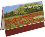 TopTimer Nemzeti park, képes álló csonkalapos asztali naptár T054, Bordó
